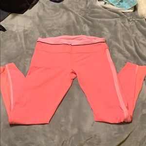 Coral lululemon leggings
